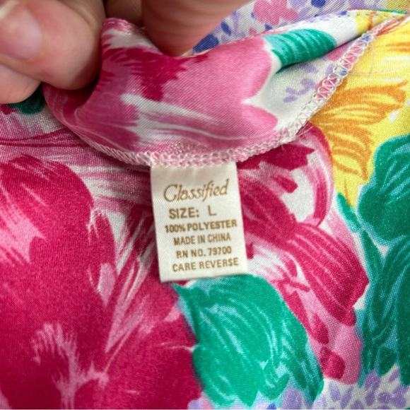 *** Classified Gown & Robe Set Spring Flowers *** L - Picture 8 of 8